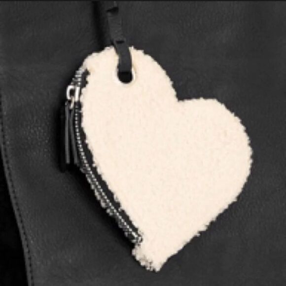 Ellen Degeneres Purse  Black Faux Leather Oversized Purse - Picture 7 of 7